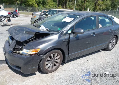 2009 Honda Civic Ex из США, поврежденный, VIN 1HGFA16839L002848